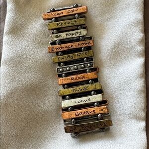 Inspirational Multicolor Bracelet